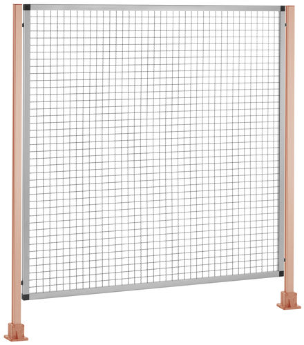 Werkstatt-Trennwand - Module BLOCAN&reg; - RK Rose+Krieger GmbH - für Lager / Umgebungsschutz / für Maschinenschutz