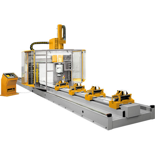 CNC-Bearbeitungszentrum / 5-Achsen - Techno PM - Essetre - vertikal / für Holz / mit mobilem Portal