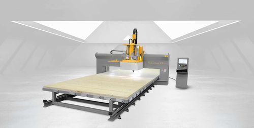 CNC-Bearbeitungszentrum / 5-Achsen - Techno Multiwall XS - Essetre - vertikal / für Holz / mit mobilem Portal