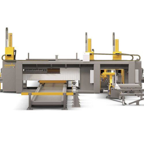 CNC-Bearbeitungszentrum / 5-Achsen - Techno Progress - Essetre - vertikal / für Holz / für Paneele