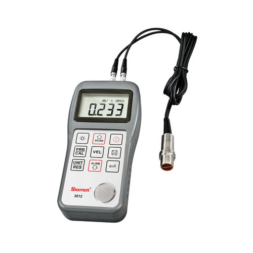 Tragbares Dickenmessgerät - 3812  - STARRETT - Handgerät / mit Digitalanzeige / Ultraschall