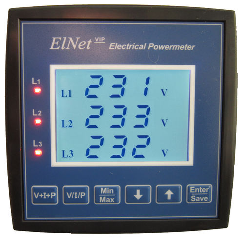 Dreiphasiges Leistungsmessgerät - ELNet VIP - Control Applications Ltd