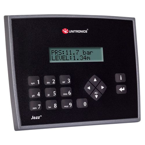 SPS / integrierten textbasierten HMIs - Jazz&reg; series - Unitronics - für Schalttafelmontage / All-in-One / mit integriertem E/A