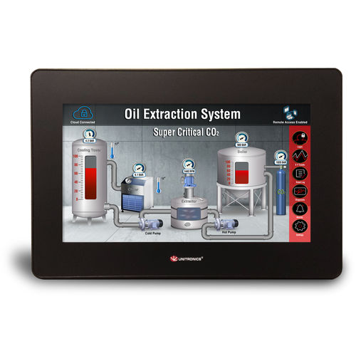 Programmierbare Steuerung / mit integriertem HMI - UniStream&reg; - Unitronics - kompakt / mit integriertem E/A / RS485
