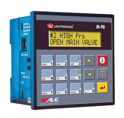 SPS für Schalttafelmontage - LCD , RS232, RS485 | M90/M91™ series - Unitronics - 8 E / RS485 / für Feldbus