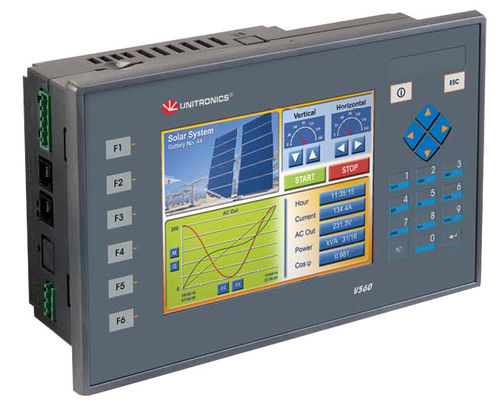 On-board-SPS - 5.7" | Vision560™ series - Unitronics - mit integriertem E/A / Ethernet TCP/IP / für Feldbus