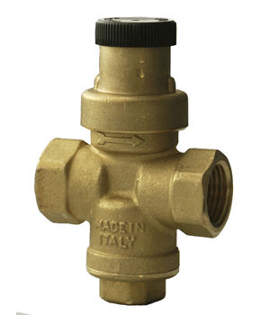 Regler und Druckminderventil / für Wasser - MINIBRASS 102 - RubinetteriaMalgorani - Nadel / Messing