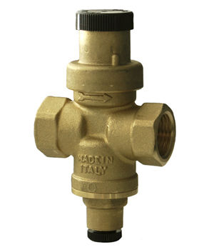 Regler und Druckminderventil / für Wasser - MINIBRASS 106 - RubinetteriaMalgorani - Nadel / Messing