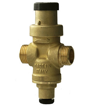 Regler und Druckminderventil / für Wasser - MINIBRASS 107 - RubinetteriaMalgorani - Nadel / Messing