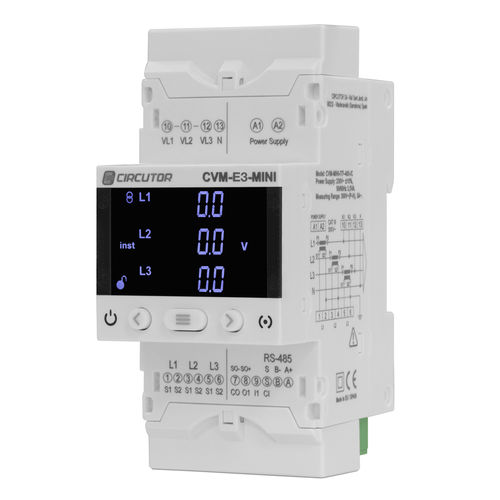 Stromnetz-Analysator - CVM-E3-MINI - CIRCUTOR - Leistung / kompakt