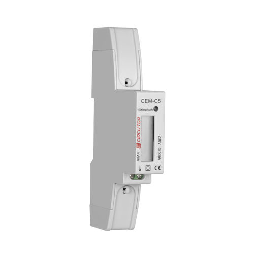 Einphasiger elektrischer Energiezähler - CEM-C5 - CIRCUTOR - für DIN-Schiene