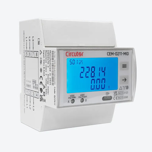 Drehstromzähler - CEM-D211 -MID - CIRCUTOR - für DIN-Schiene / digital / RS-485