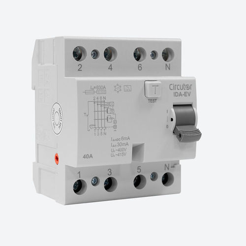 Differential-Fehlerstromschutzschalter - IDA-EV-63-30 - CIRCUTOR - CC / einphasig / für Reststrom