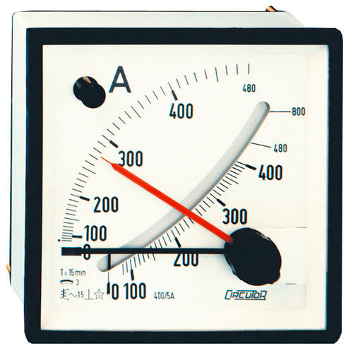 AC-Amperemeter - EMC series - CIRCUTOR - Analog / für Schalttafelmontage / Maximeter
