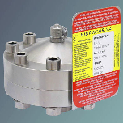 Membran-Pulsationsdämpfer - M series - Hidracar, S.A. - pneumatisch / hydraulisch / automatisch