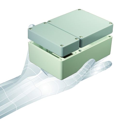 Wandmontiertes Gehäuse - aluTWIN - ROLEC Gehäuse-Systeme GmbH - rechteckig / Aluminium / Zweikammer