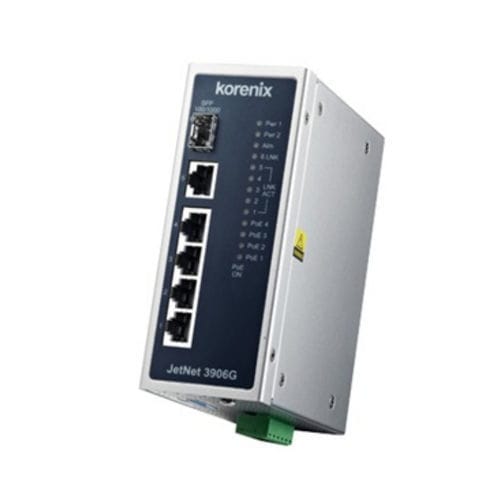 Ethernet-Switch / unmanaged - JetNet 3906G  - Beijer Electronics - 6 Ports / Gigabit / für DIN-Schiene