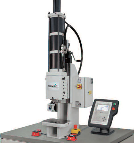 Pneumatische Presse - 327 - SCHMIDT Technology - Verbindung / Einständer / mit Kraft-Weg-Überwachung