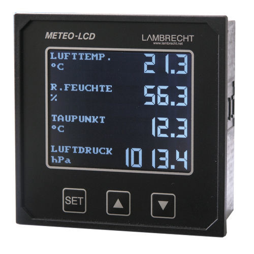 Temperaturanzeiger - METEO-LCD-IND - Wilh. LAMBRECHT GmbH - Druck / Windgeschwindigkeit / Feuchte