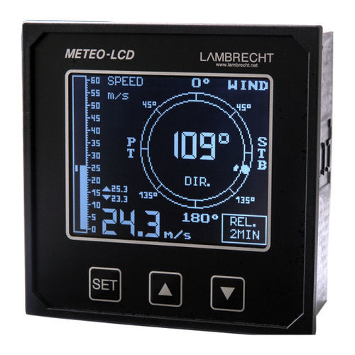 Digitaler Anzeiger - METEO-LCD-NAV - Wilh. LAMBRECHT GmbH - Temperatur / Druck / Geschwindigkeit