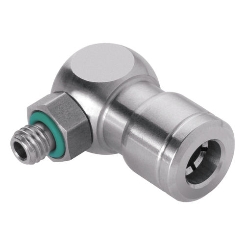 Pneumatischer Anschluss - 987 - EISELE GmbH - Push-in / Winkel / Edelstahl