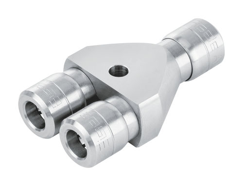 Y-Anschluss - 975  - EISELE GmbH - pneumatisch / Push-in / Edelstahl