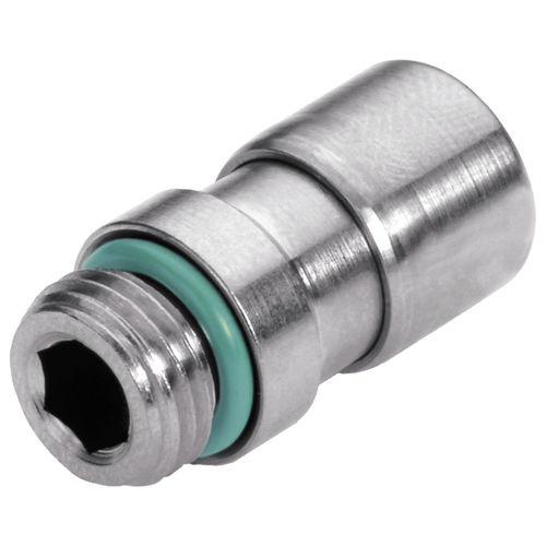 Gewindeanschluss - VT1763 - EISELE GmbH - für Chemikalien / pneumatisch / Push-in