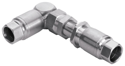 Winkelanschluss - 1614  - EISELE GmbH - für Chemikalien / pneumatisch / Einschraub