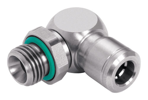 Rechtwinkeliger Anschluss - 986 - EISELE GmbH - für Chemikalien / pneumatisch / Einschraub