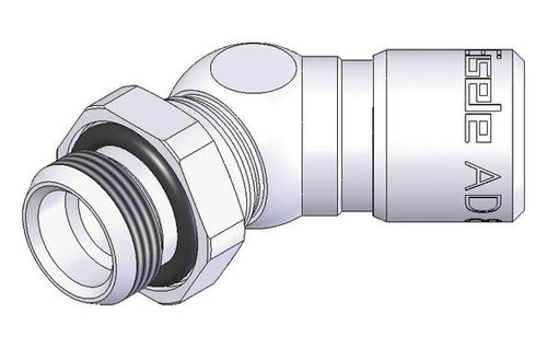 Pneumatischer Anschluss - 698  - EISELE GmbH - Einschraub / 45°-Winkel / außen/innen
