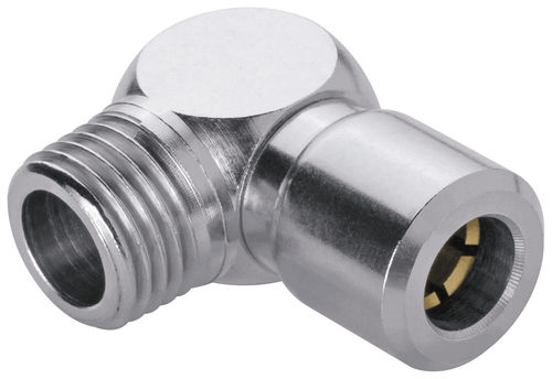 Pneumatischer Anschluss - EISELE GmbH - Einschraub / rechtwinkelig / vernickeltes Messing