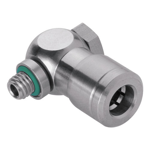 Pneumatischer Anschluss - 935-K - EISELE GmbH - Einschraub / rechtwinkelig / Edelstahl