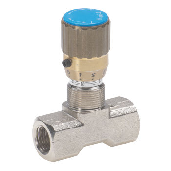 Nadelventil - ZFT2251B series - Dicsa - mit Handrad / Durchsatzkontrolle / Edelstahl