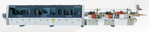Automatische Kantenanleimmaschine - NB7CJMN - Nanxing Machinery - für Paneele / mit Leimapplikator
