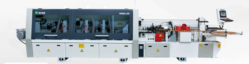 Automatische Kantenanleimmaschine - NB5JN - Nanxing Machinery - für Paneele / mit Leimapplikator