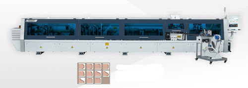 Automatische Kantenanleimmaschine - NB875E - Nanxing Machinery - für Paneele / mit Leimapplikator