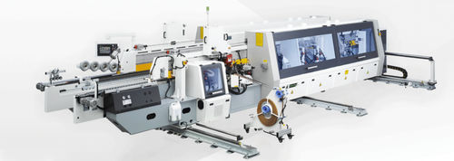 Automatische Kantenanleimmaschine - NB7HS2P - Nanxing Machinery - für Paneele / mit Leimapplikator