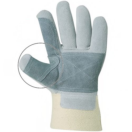 Schnittschutzhandschuh - RIBOP - MAFEPE - Arbeit / für Baustellen / Leder