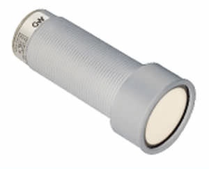 Zylinderförmiger Abstandssensor - UT1 series - Micro Detectors - Ultraschall / analog / schmal gebündelt