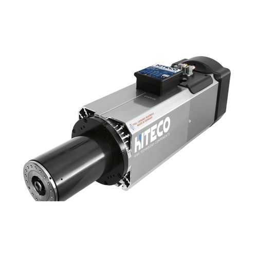 Motorspindel mit automatischem Werkzeugwechsler - QF-1F 13/7 15 63F - Hiteco - Bearbeitung / Kühlung / für Aluminium