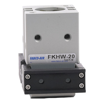Pneumatikgreifer - FKHW series - FABCO-AIR - 180°-Winkel / 2 Backen / kompakt