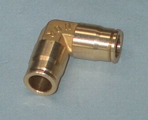 Hydraulikanschluss - CM Sliplock - CoolMist Systems Australia - rechtwinkelig / Messing / Hochdruck