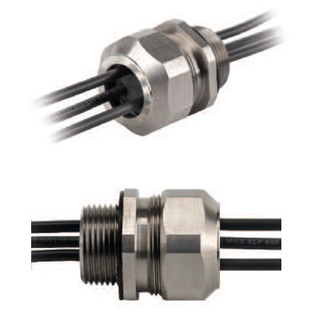 Edelstahl-Kabelverschraubung - Masthead® - Heyco - Aluminium / IP68 / Zugentlastung