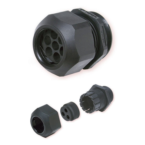Nylon-Kabelverschraubung - LTCG series - Heyco - wasserdicht / Gewinde / gerade