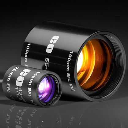 Zylindrische Linse - #55-278  - Edmund Industrial Optics - Magnesium-Fluorid (MgF2) / Achromatisch