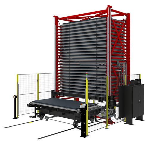 Vertikales automatisches Lagersystem - Vidir - für Blech / für Lagerhallen / für flache Produkt