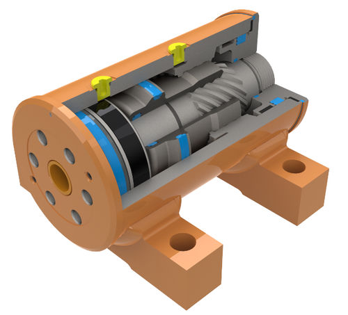 Hydraulischer Antrieb - L20 series - Helac - Dreh / Zahnstangen-Ritzel / doppeltwirkend