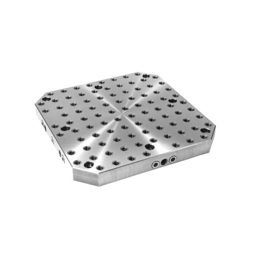 Modulare Aufspannplatte - CL-400-PTPM-50 - CARR LANE MANUFACTURING CO. - Gusseisen / quadratisch