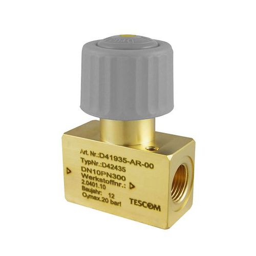 Nadelventil - TESCOM™  D41935 - Emerson Automation Solutions - TESCOM - manuell / für Gas / Gewinde