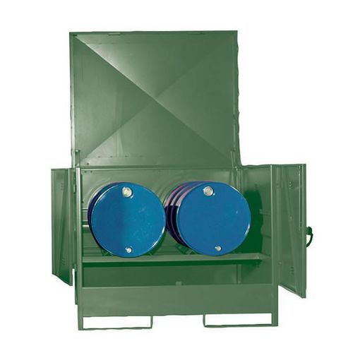 Werkstattschrank - HD2D - Empteezy - auf Füßen / Container / Stahl